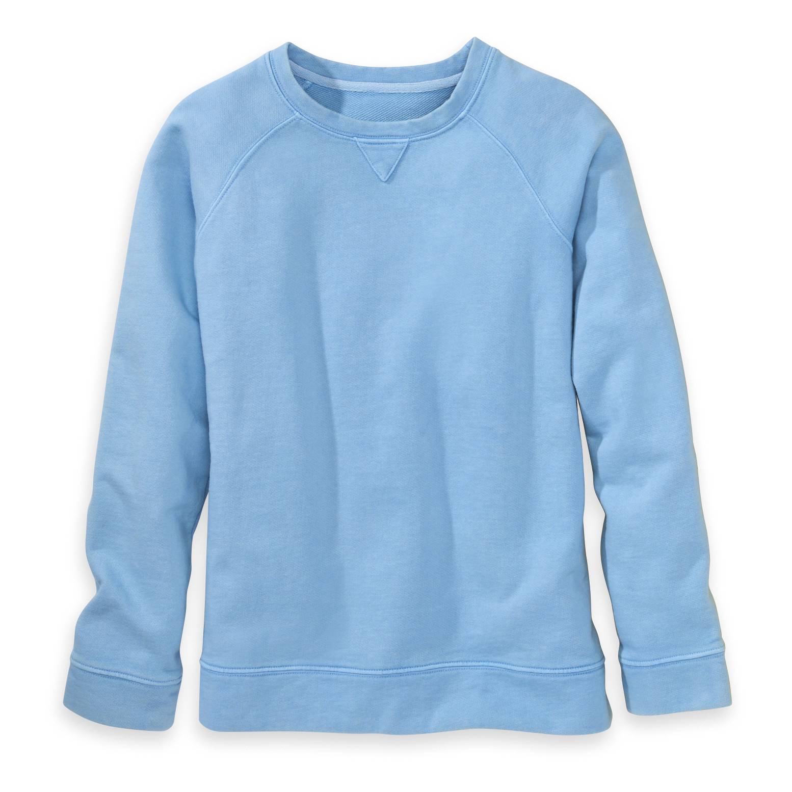Sunwashed Pullover, Garment-Dyed French Terry, Long Raglan Sleeves - Northstyle Catalog