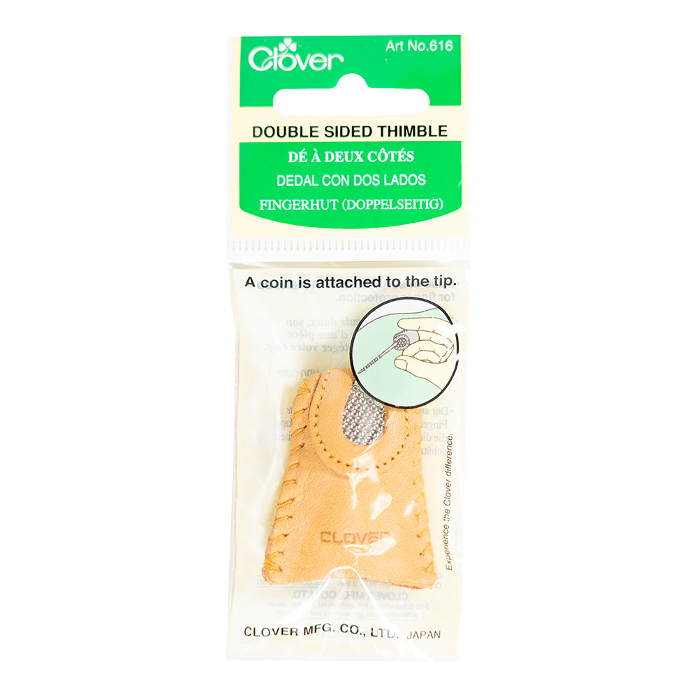 Clover Double Sided Leather Thimble - Joann Fabrics