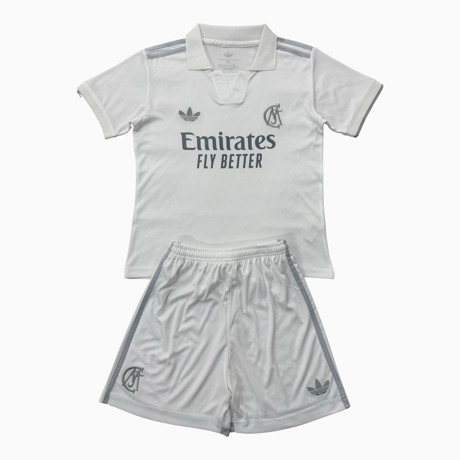 Real Madrid 26-27 Anniversary White Special Men's Adult Jersey Set - Fans Version - UnitedFutballJersey