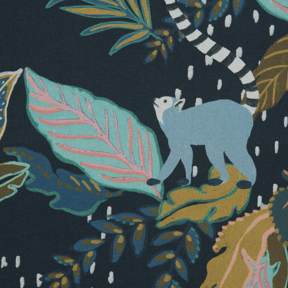 Mood Exclusive Isola Avventura Midnight Blue Cotton Poplin - Joann Fabrics