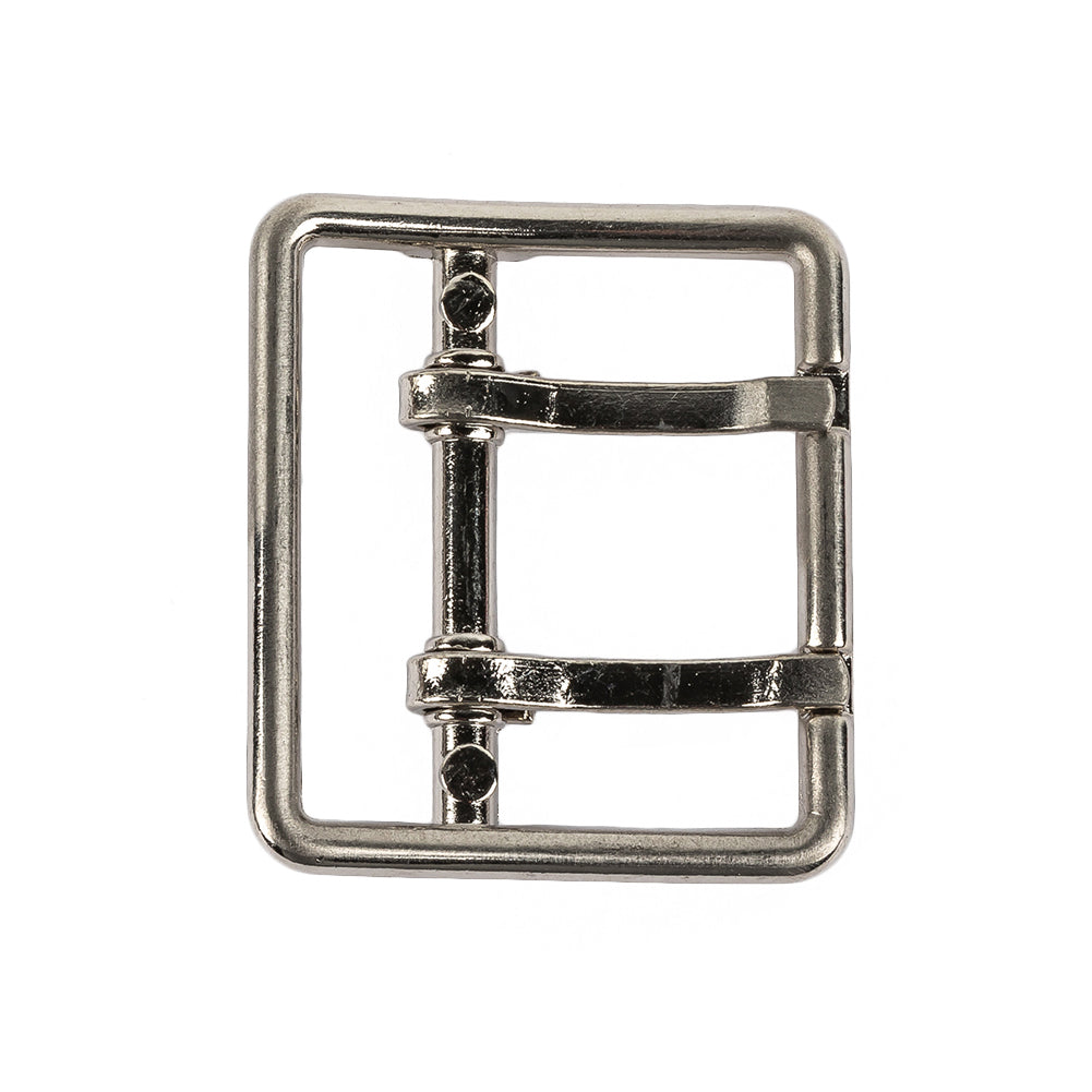 Satin Nickel Double Tongue Metal Buckle - 36mm - Joann Fabrics