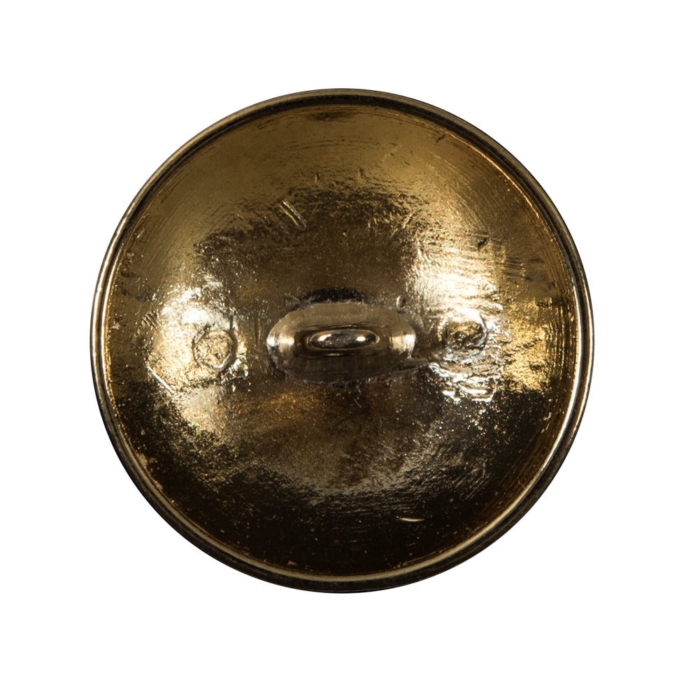 Gold Double Lion Crest Metal Shank Back Button - 44L/28mm - Joann Fabrics