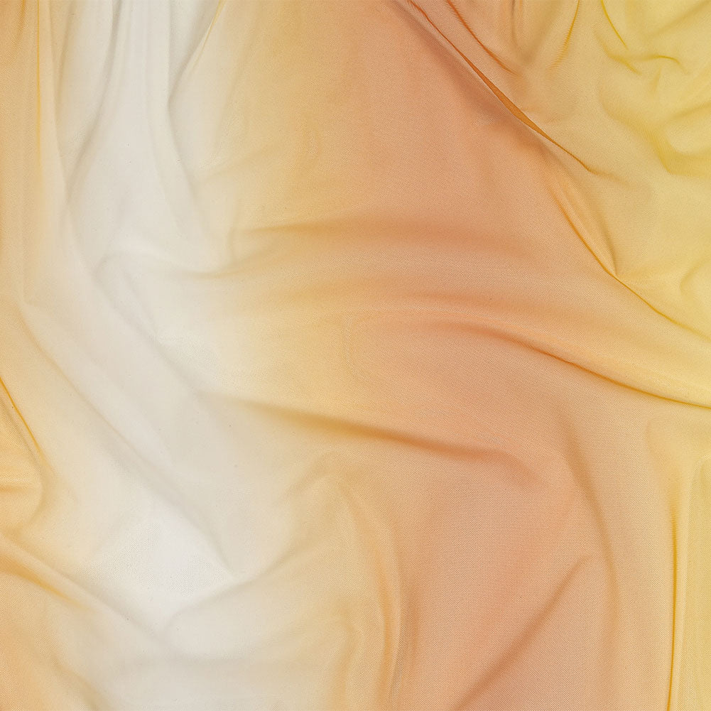 Ombre Stripes Shadow Tulle - Yellow, Orange and White - Joann Fabrics