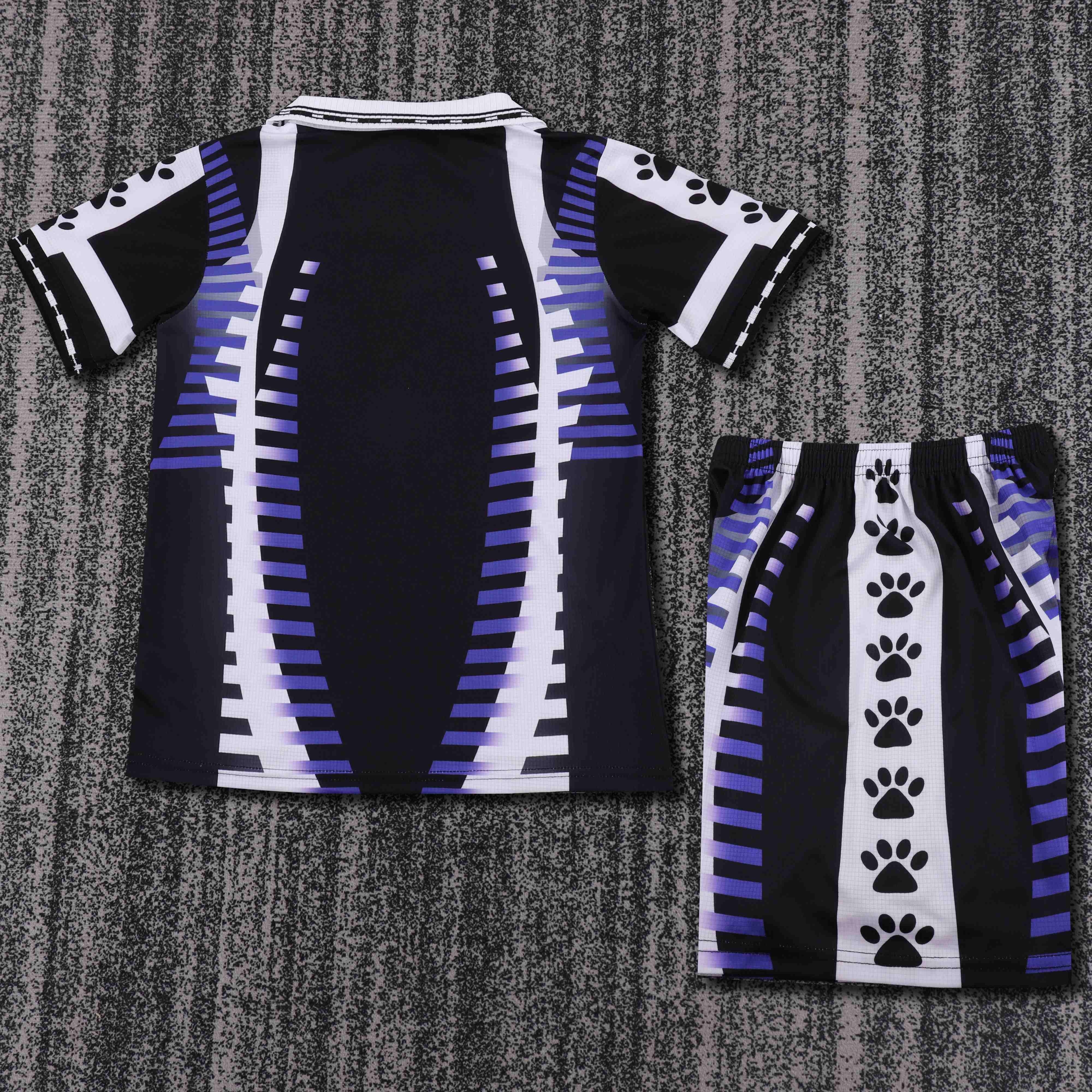 1997-1998 Retro Real Madrid Away Football Shirt 1:1 Thai Quality Kids Size