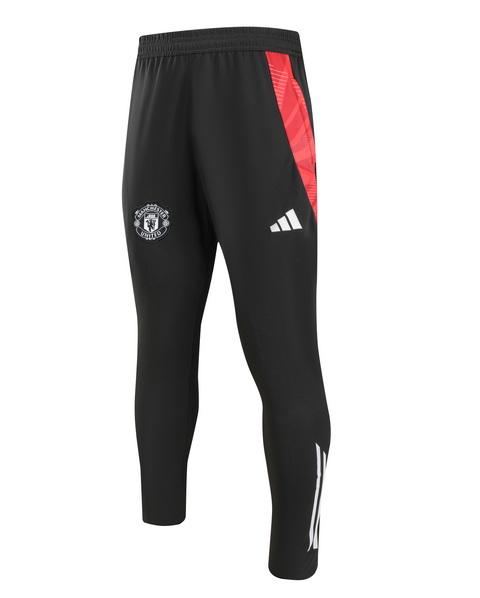 2024/2025 Manchester United Half-Pull Training Suit Red blue and black print Football Shirt 1:1 Thai Quality Set