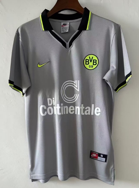 1997/1998 Retro Dortmund Away Football Shirt 1:1 Thai Quality