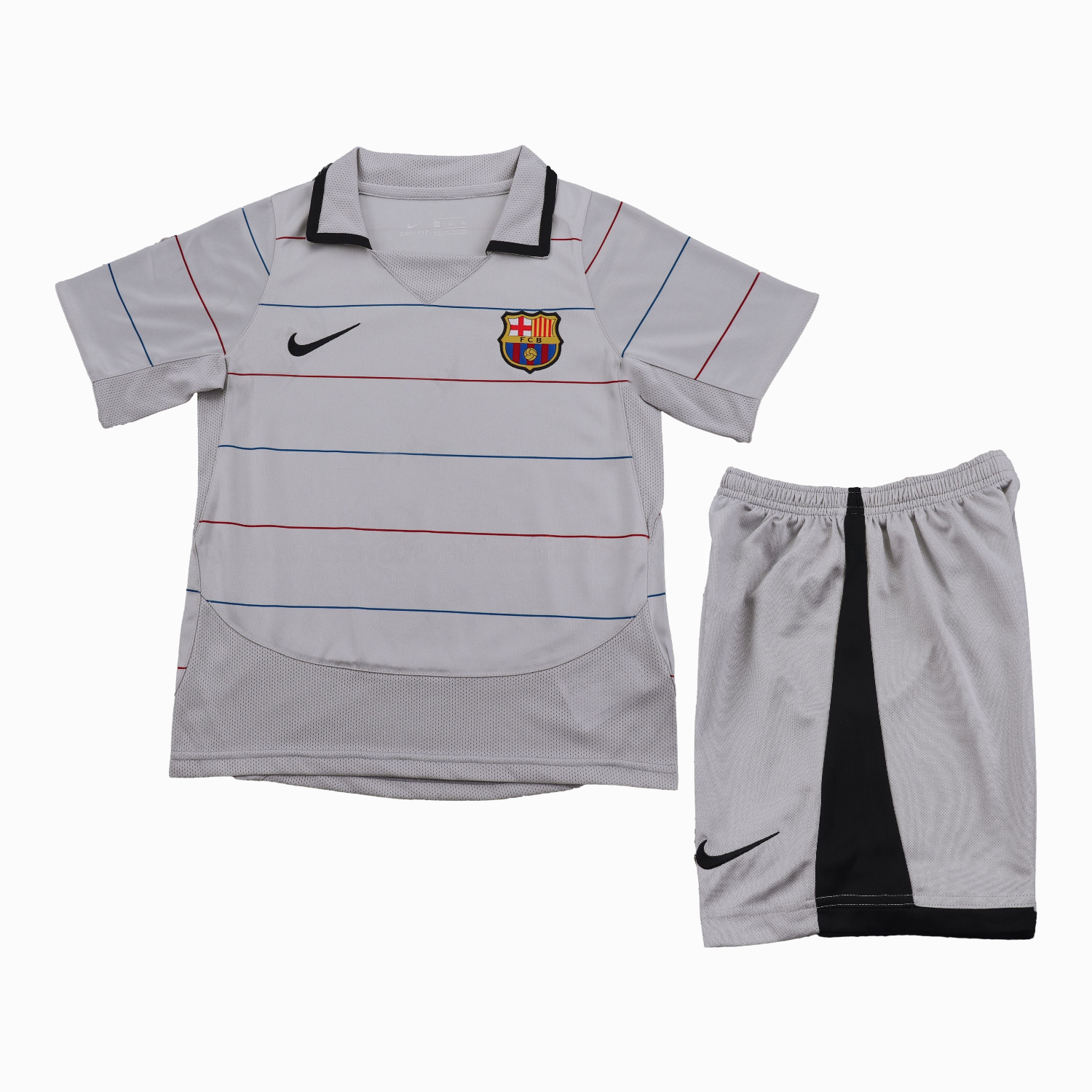 Retro Barcelona 2003-04 Away Kids Kit - UnitedFutballJersey