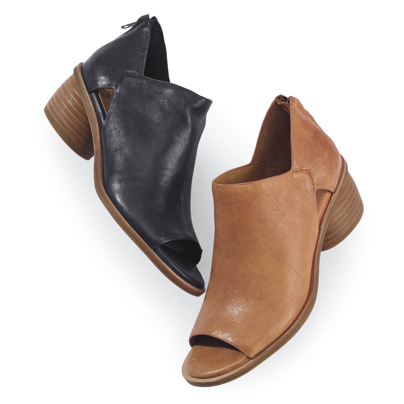 Open-Toe Leather-Upper Shoes by Sofft® - Northstyle Catalog
