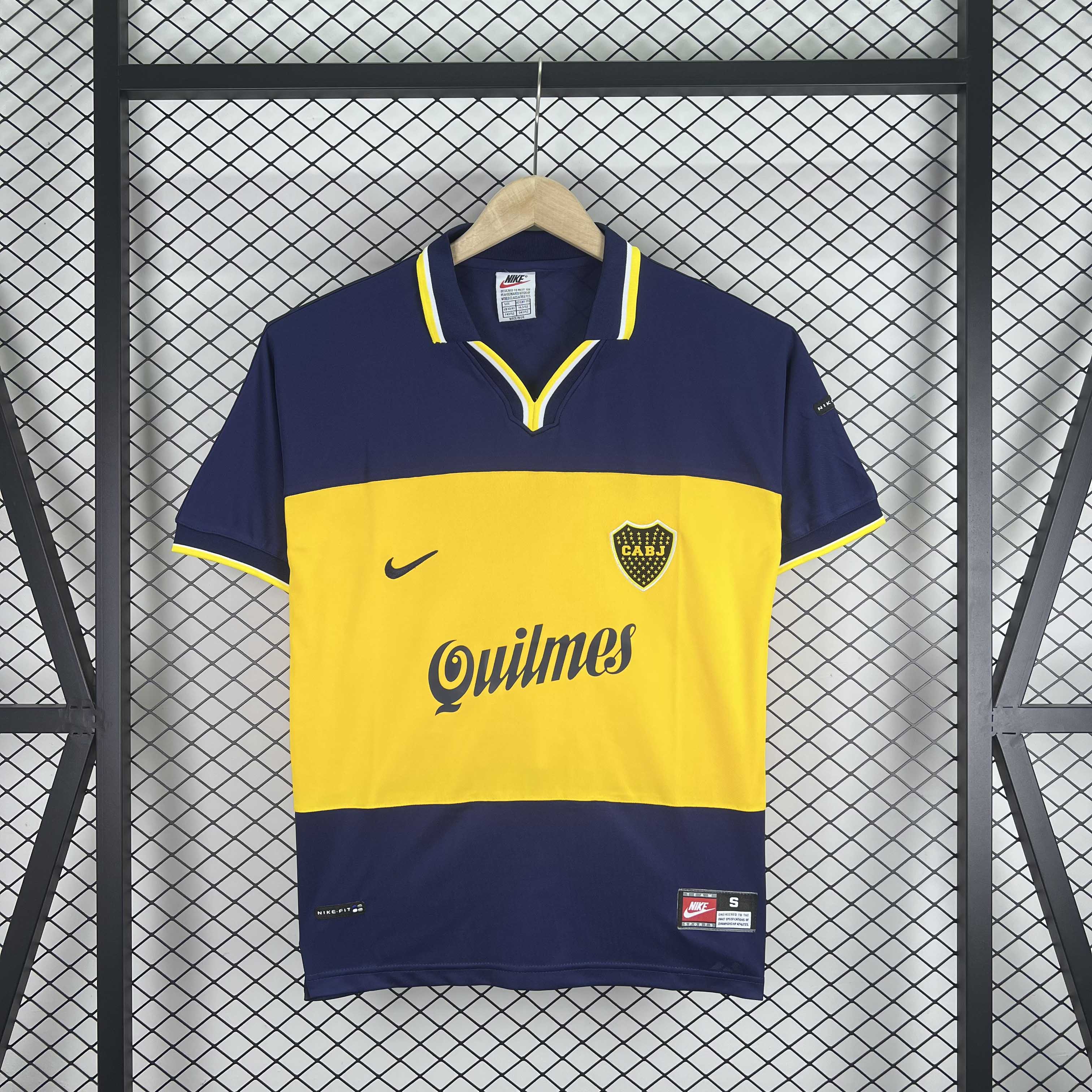 1999/2000 Retro Boca Juniors Home Football Jersey 1:1 Thai Quality