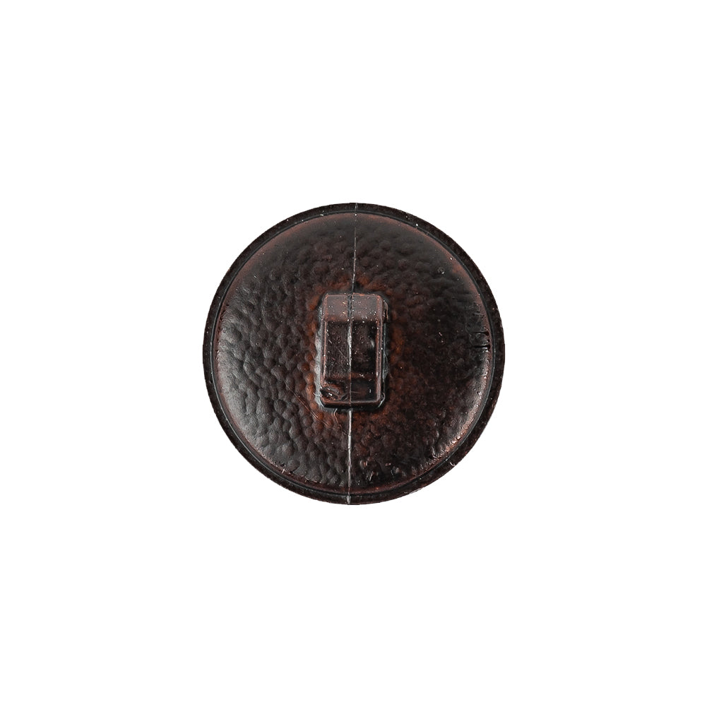 Italian Dark Brown Basketweave Embossed Faux Leather Button - 28L/18mm - Joann Fabrics
