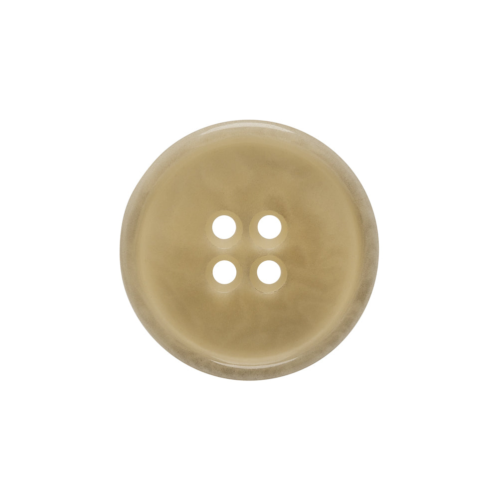 Horn 4-Hole Button - 34L/21.5mm - Ivory Narrow Rim - Joann Fabrics