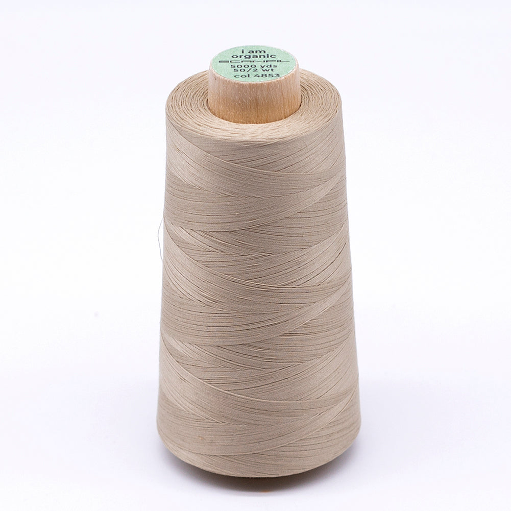 SCANFIL® 50wt Organic Pima Cotton Thread 5000 yd Cones - 4853 Safari - Joann Fabrics