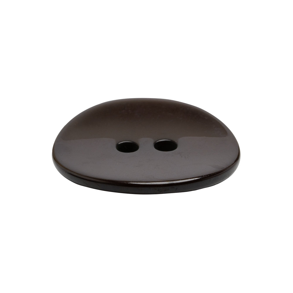 Plastic 2-Hole Button - 40L/25.5mm - Brown Faux-Shell - Joann Fabrics