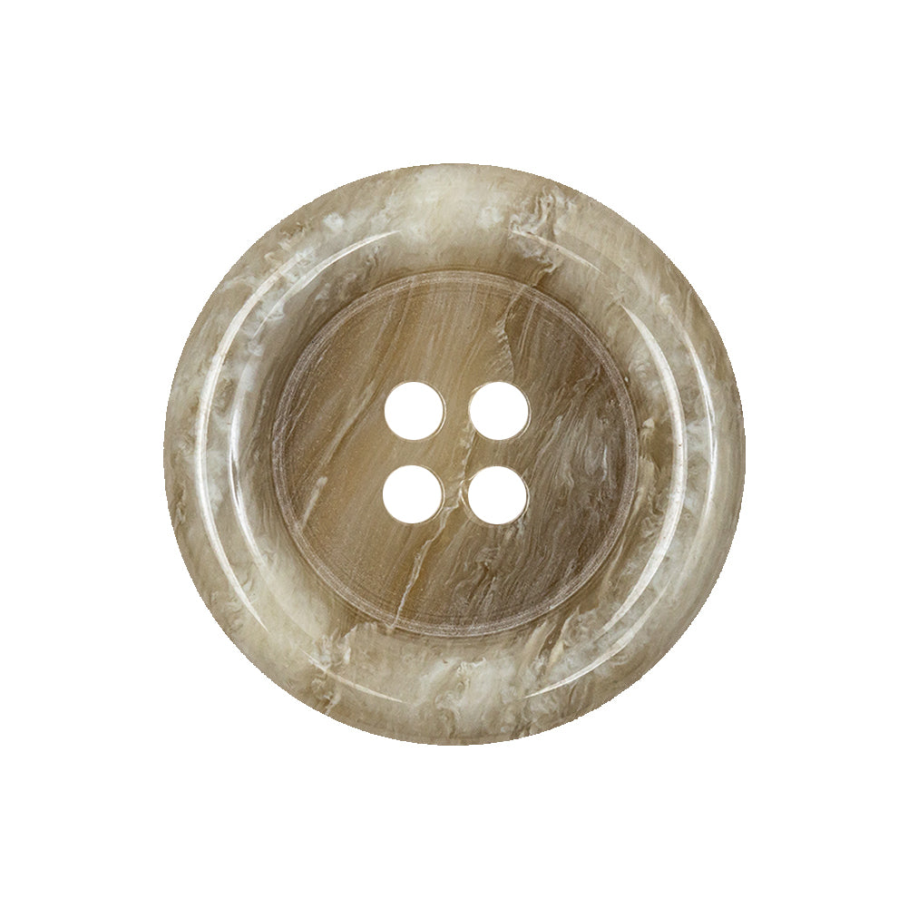 London Fog and Martini Olive Glossy Tire Shape Rim 4-Hole Plastic Button - 40L/25.5mm - Joann Fabrics