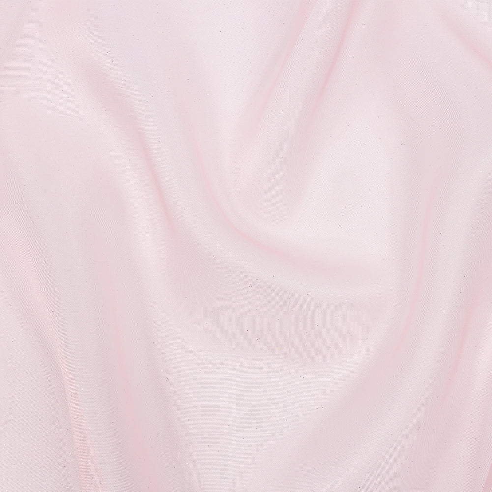 Polyester Mesh Organza with Silver Glitter - Baby Pink - Starlight Collection - Joann Fabrics