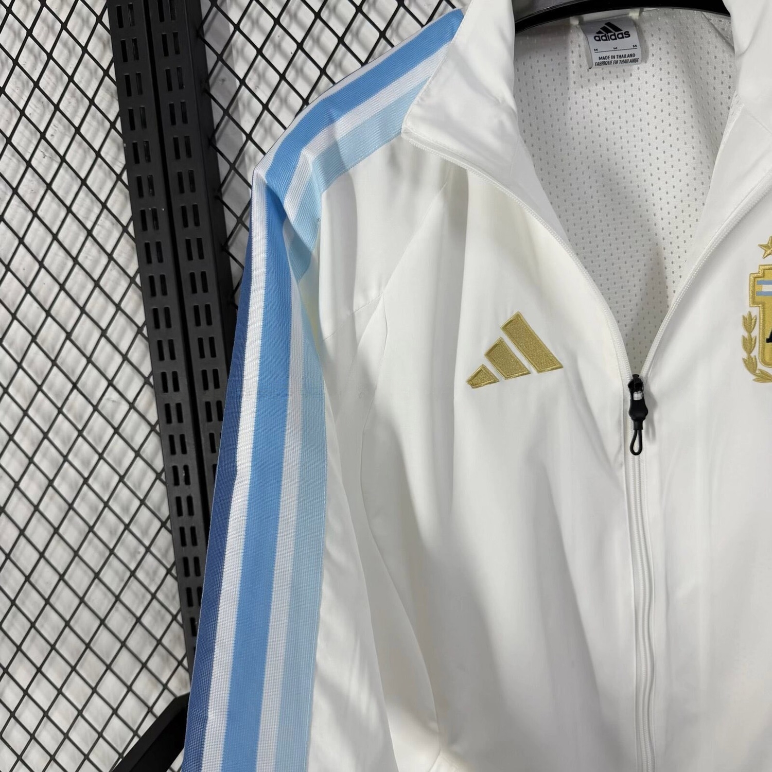 Argentina 2026 White Blue Anthem Windbreaker - UnitedFutballJersey