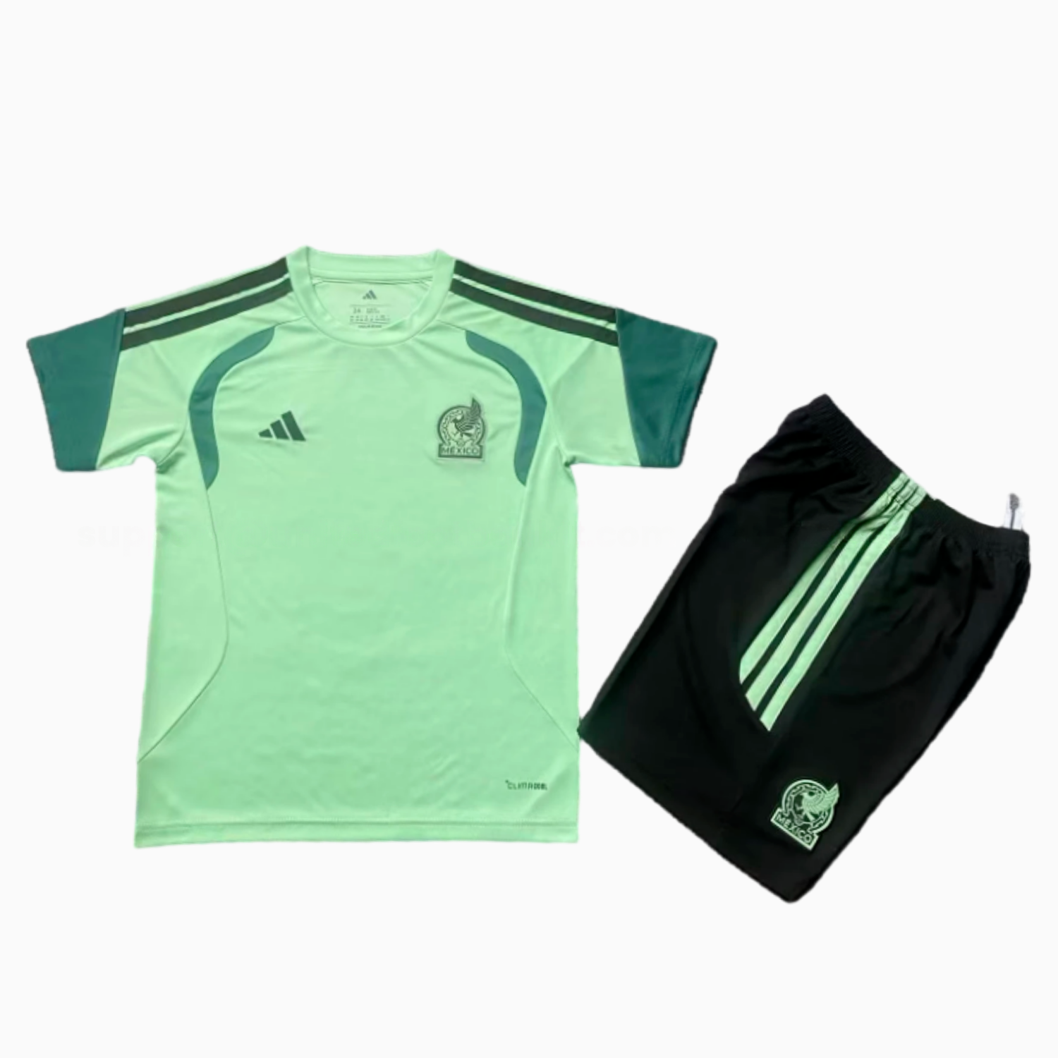 Mexico 2026 Green Training Kids Kit - UnitedFutballJersey