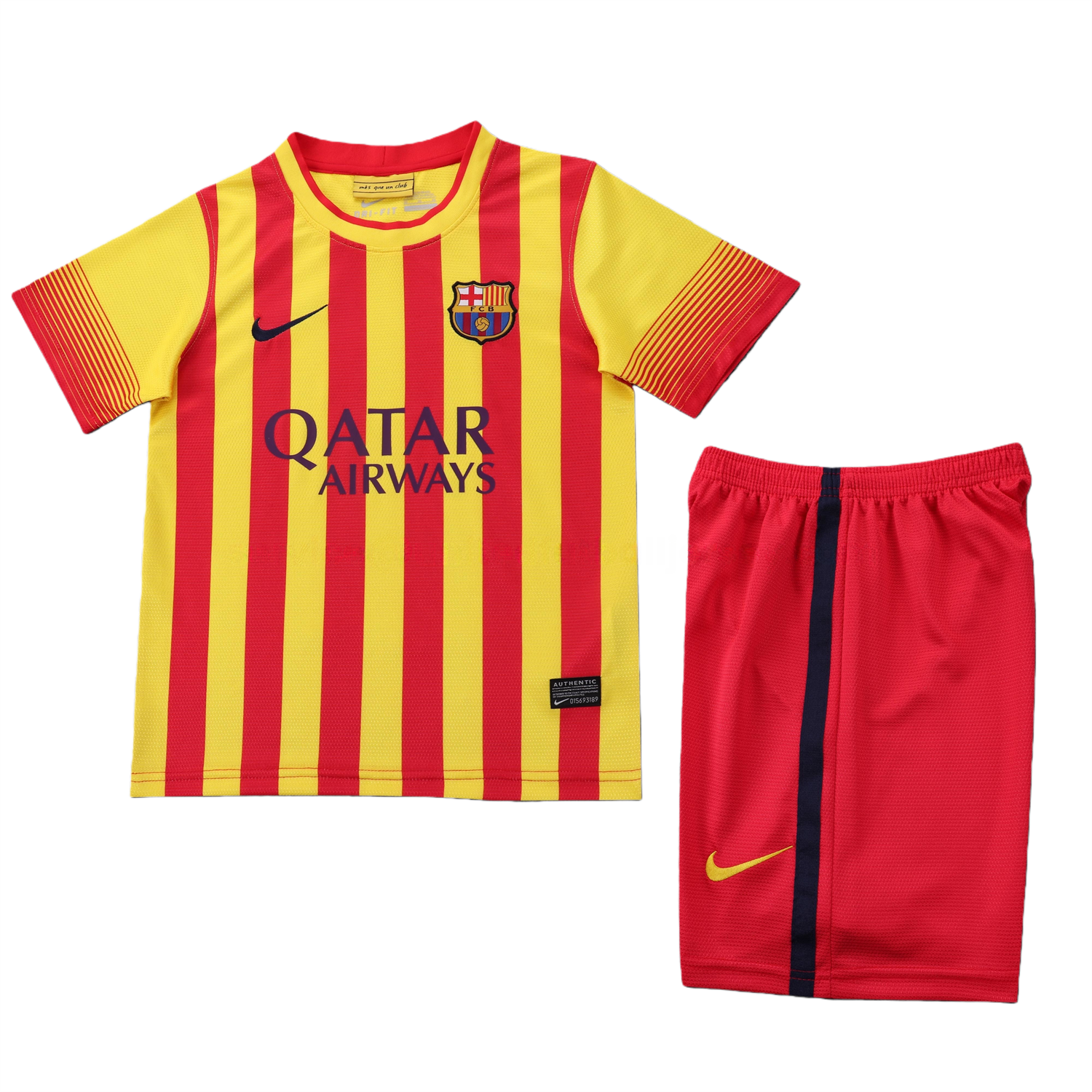 Retro Barcelona 2013-14 Away Kids Kit - UnitedFutballJersey