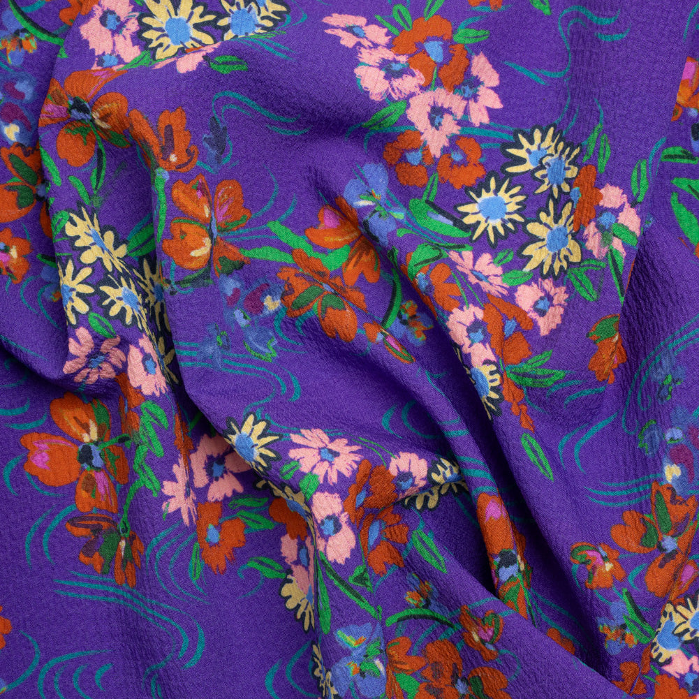 Mood Exclusive Sweets to the Sweet Stretch Polyester Seersucker - Joann Fabrics