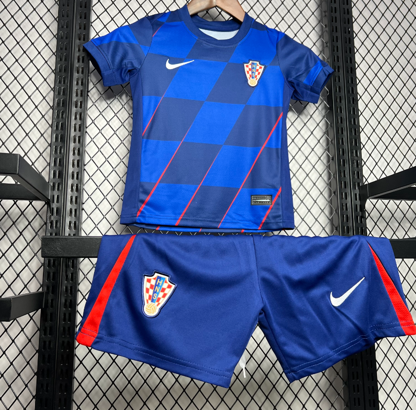 2024 Croatia National Team Away Football Shirt 1:1 Thai Quality Kids Size