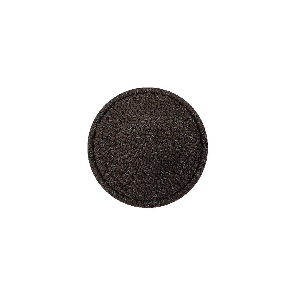 Brownie Creped Fabric Covered Domed Wool Blend Sew On Button - 25L/16mm - Joann Fabrics
