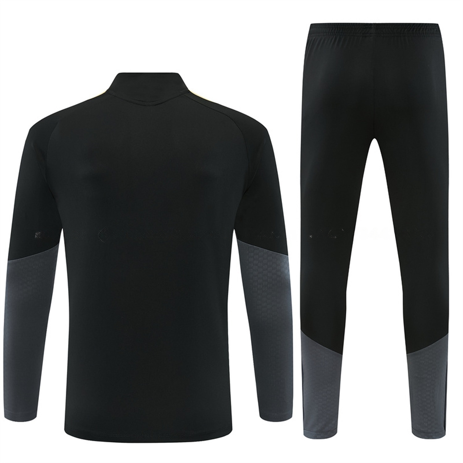 Juventus 26-27 Long Sleeve Training Set - Black Top & Black Pants - UnitedFutballJersey