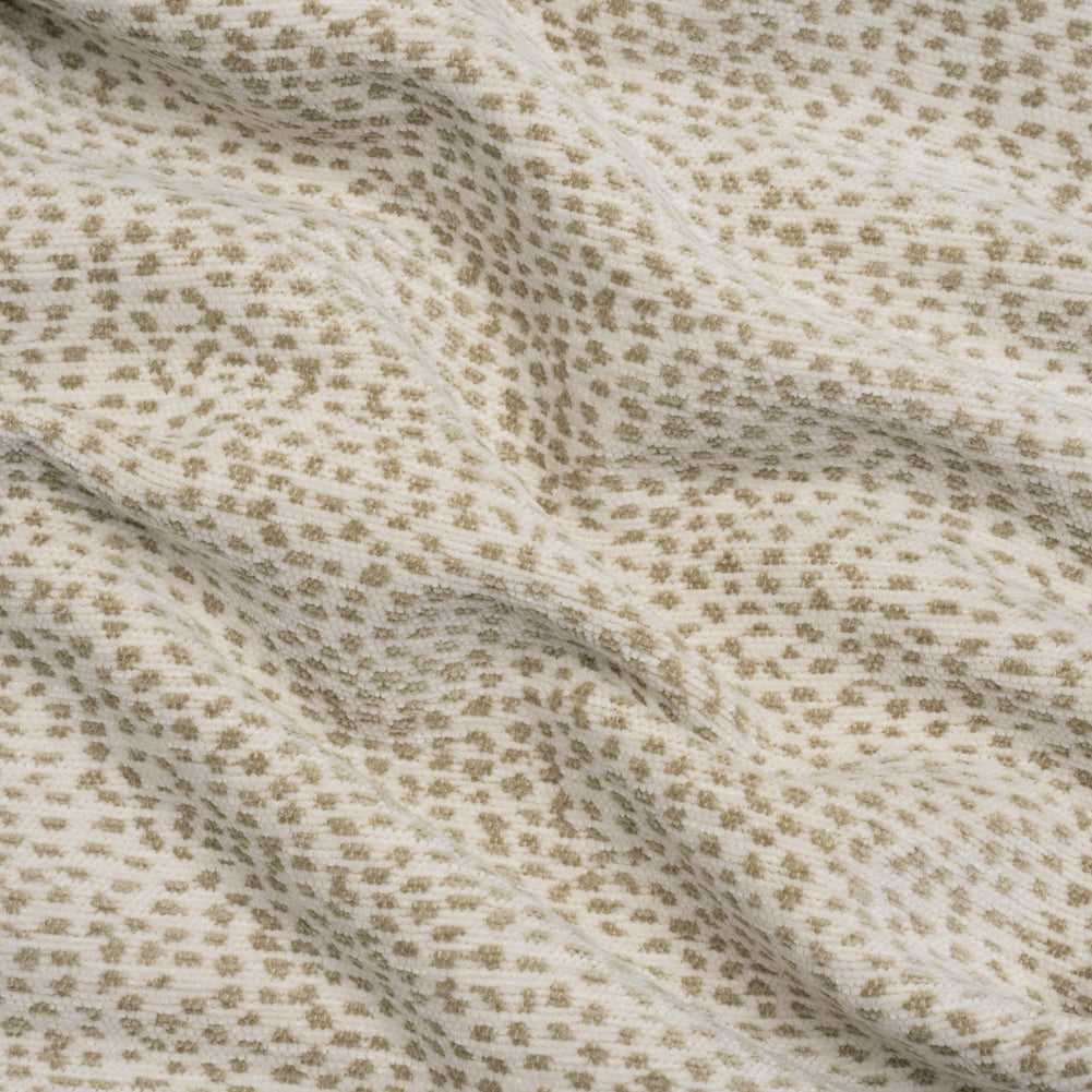 Upholstery Chenille - Parchment Spotted - Remus Collection - Joann Fabrics