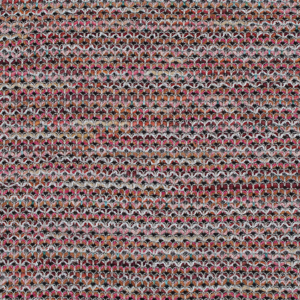 Italian Pink and Orange Blended Wool Knit - Joann Fabrics