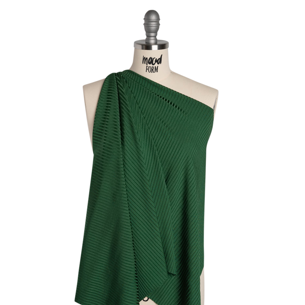 Stretch Nylon 8x4 Rib Knit - Forest Green - Designer Deadstock - Joann Fabrics