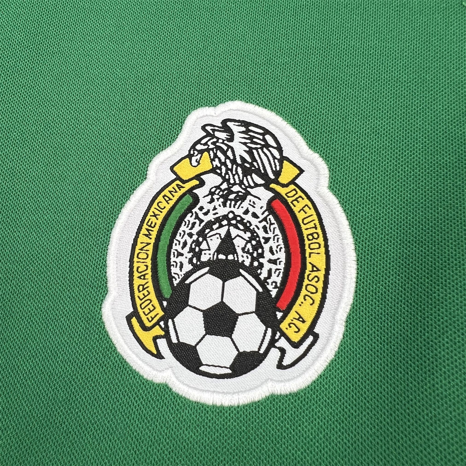 Retro Mexico 2002 Home Jersey - Fans Version - UnitedFutballJersey