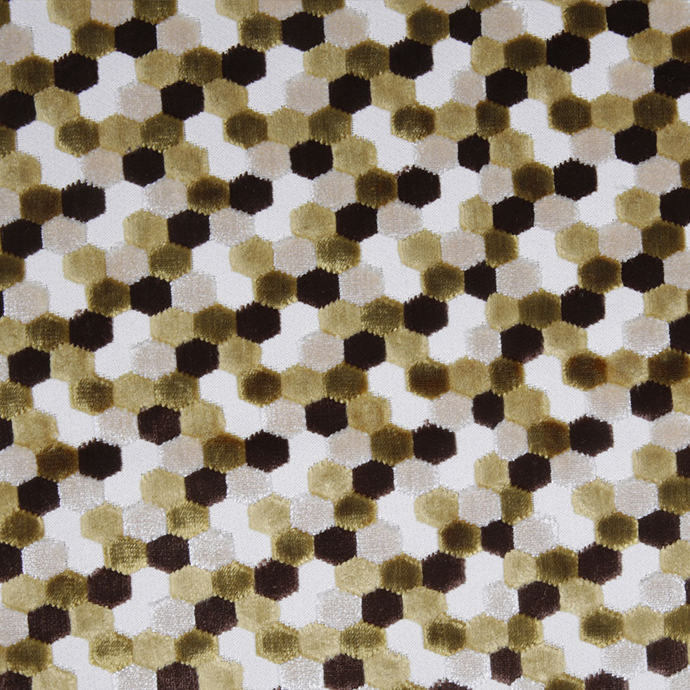 Grass Laser-Cut Geometric Polyester Velvet - Joann Fabrics