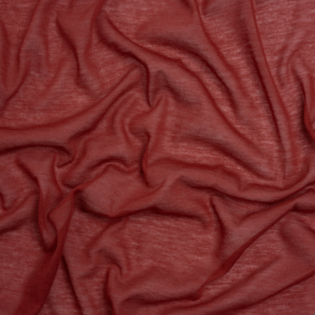 Featherweight Rayon Jersey - Wine Red - Designer Deadstock - Joann Fabrics