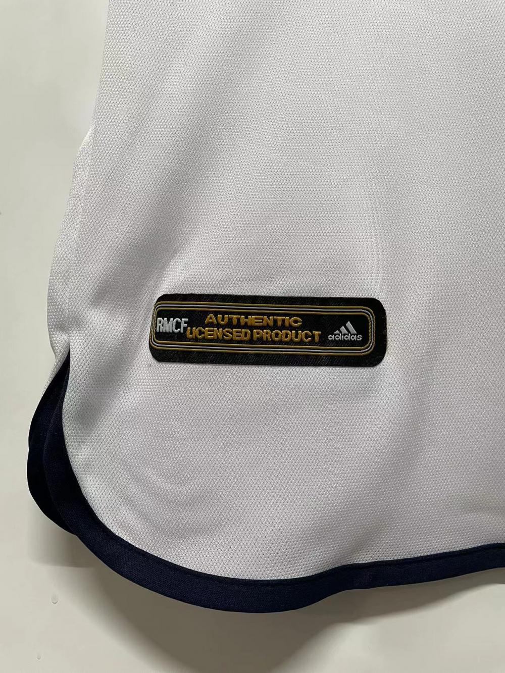 2000/2001 Retro Real Madrid Home Soccer Jersey 1:1 Thai Quality