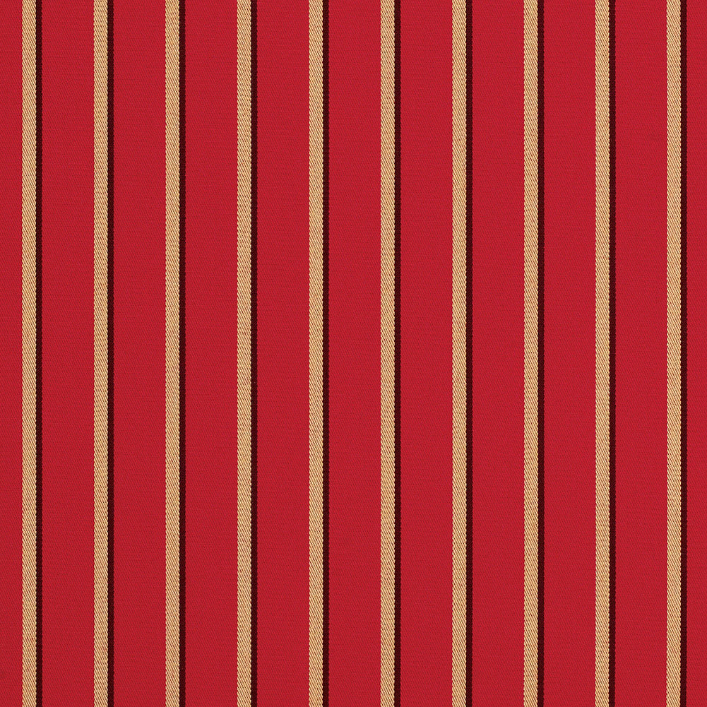 Hardwood Upholstery Woven by Sunbrella - Crimson and Beige Shadow Stripes - Joann Fabrics