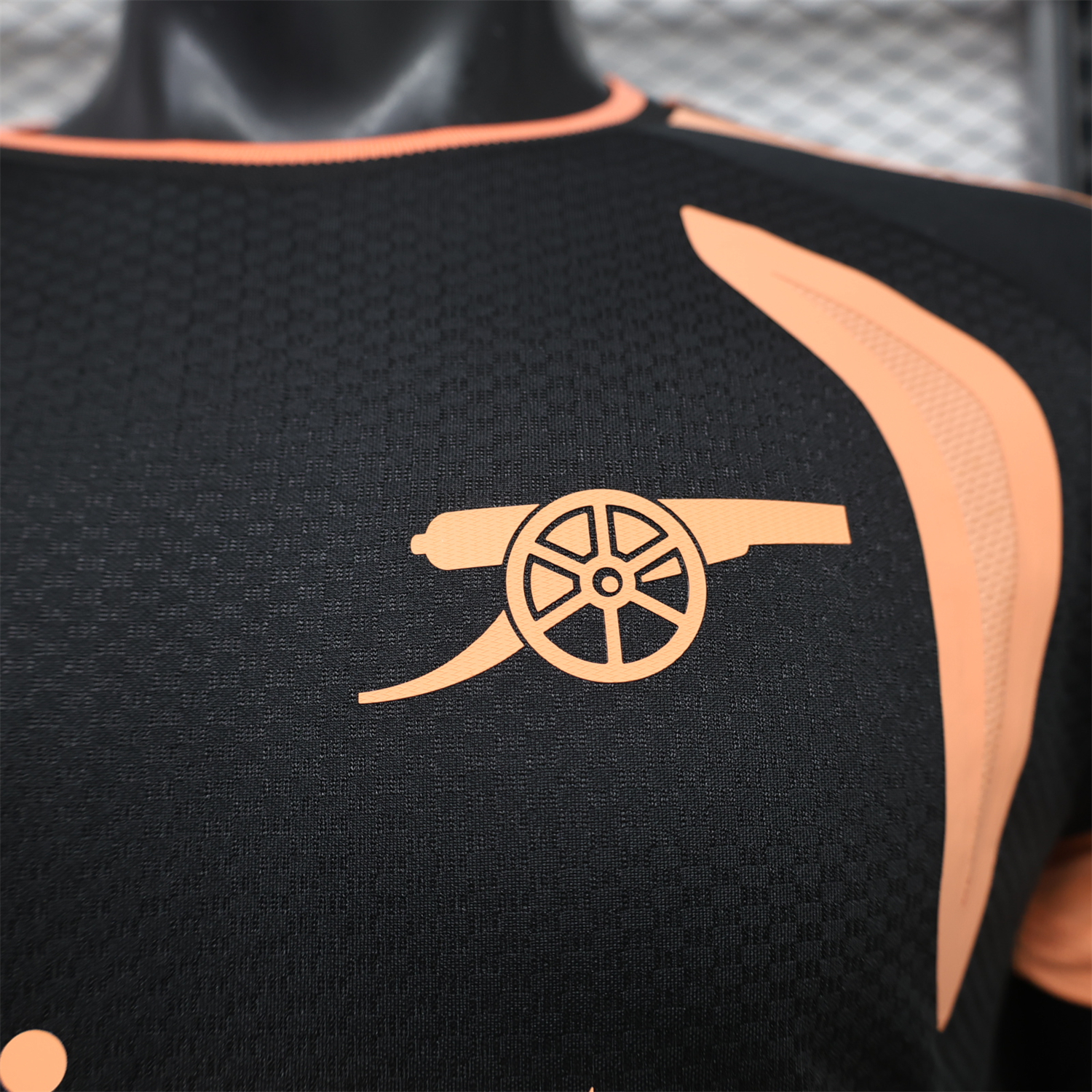 Arsenal 26-27 Black Yellow Training Jersey - Player Version - UnitedFutballJersey