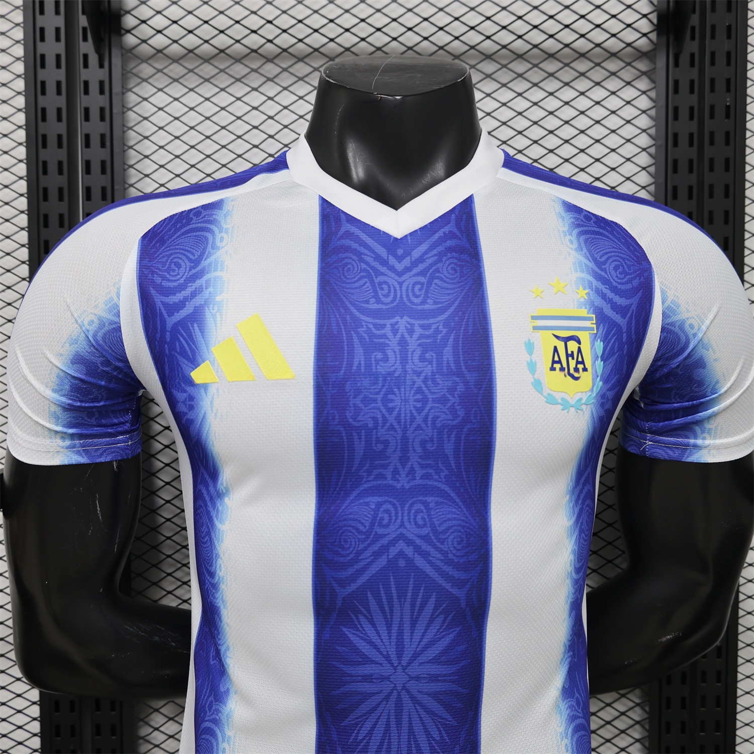 Argentina 2026 Deep Blue And White Stripes Special Jersey - Player Version - UnitedFutballJersey