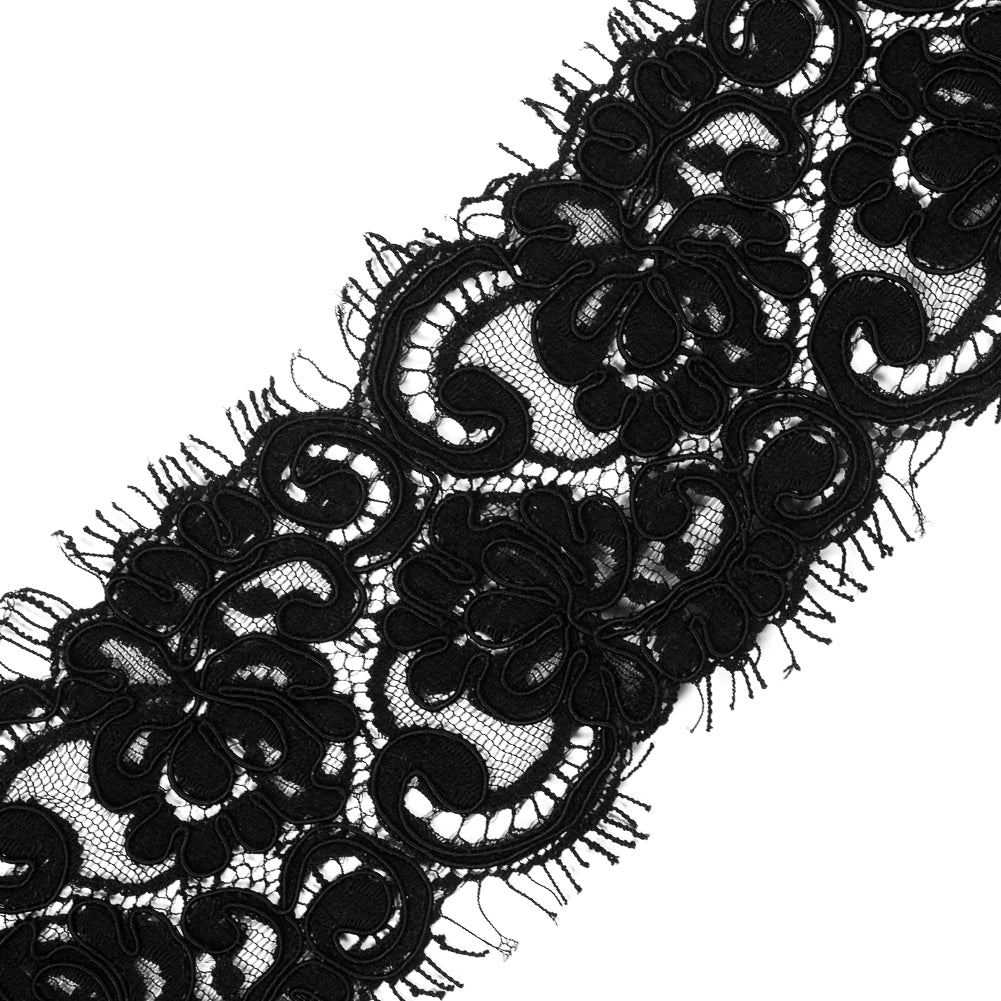Black Corded LaceTrimming - 3