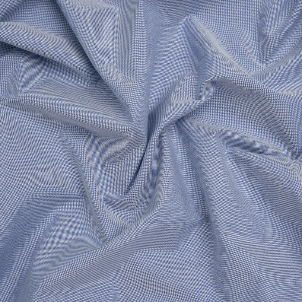 Cotton Oxford Shirting - Denim Blue - Deadstock - Joann Fabrics