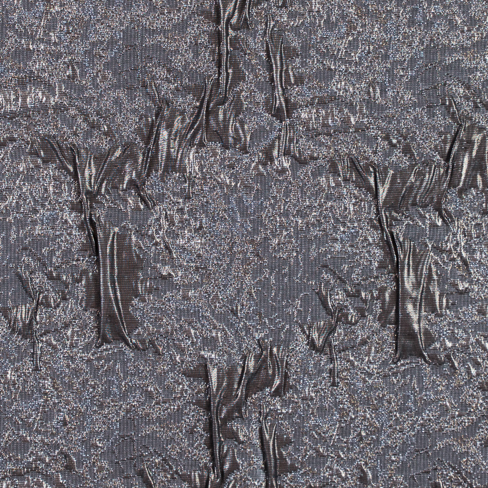 Metallic Nude and Gray Abstract Brocade - Joann Fabrics