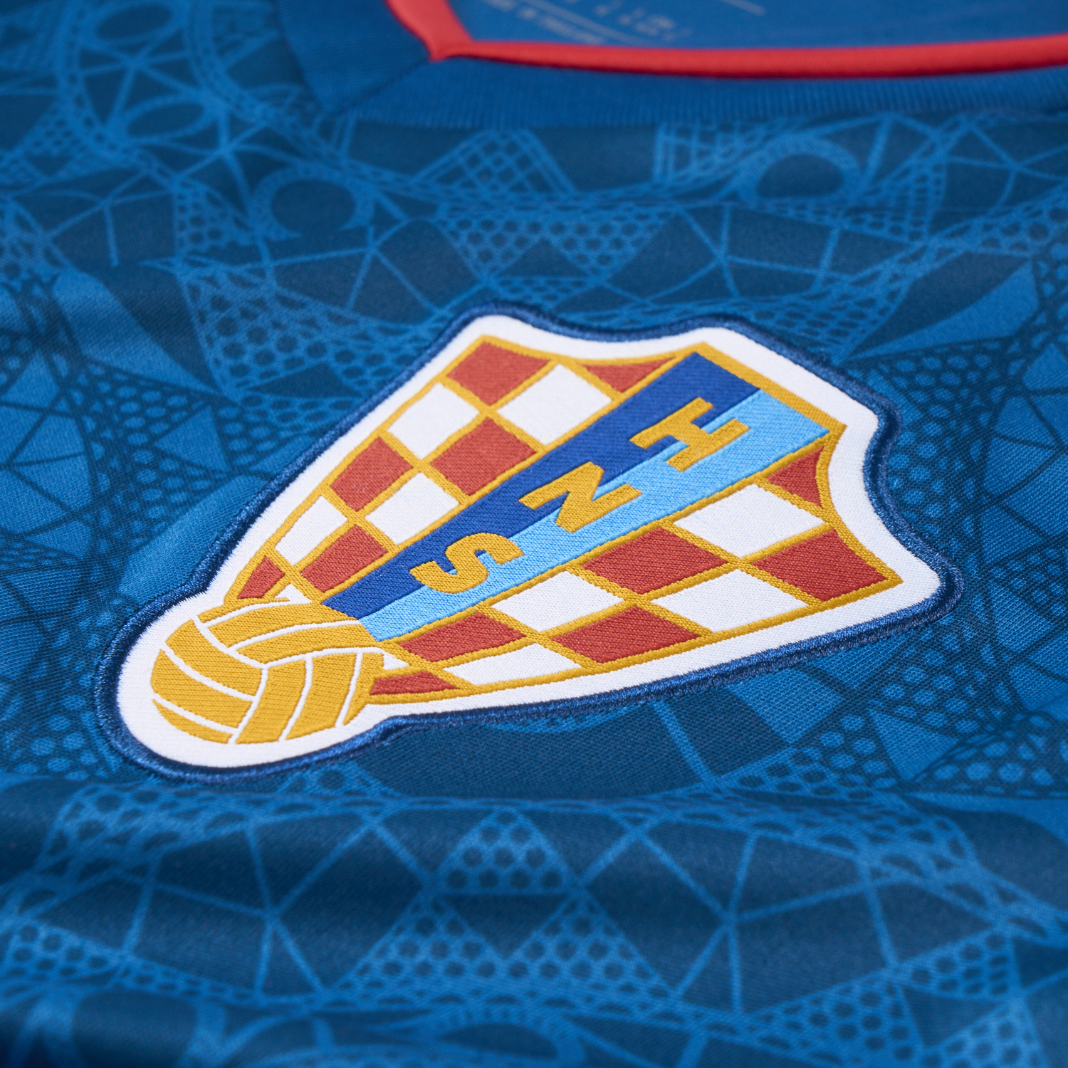 Croatia 2027 Away Blue Jersey - Fans Version - UnitedFutballJersey
