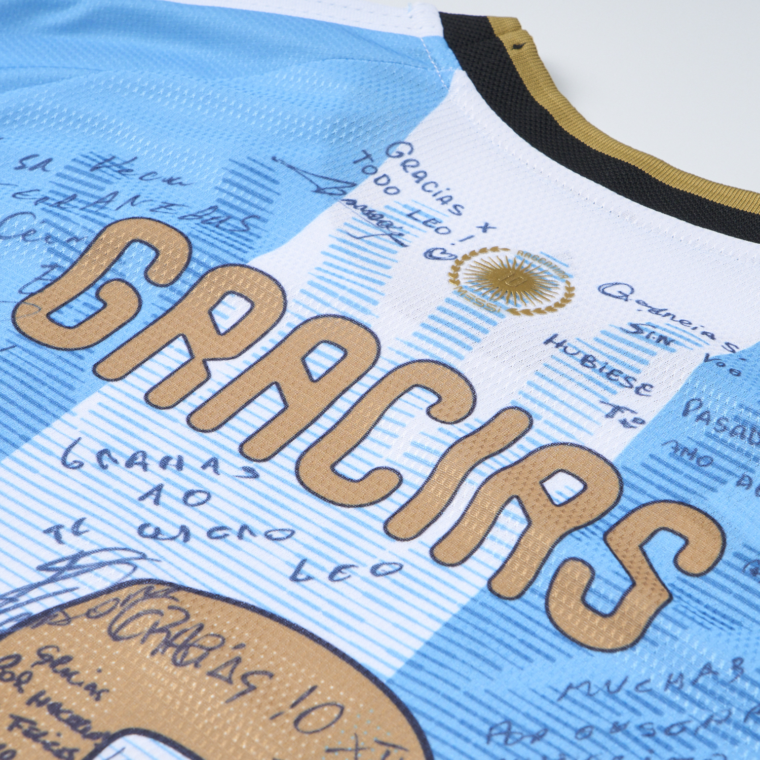 【Signed Version】Argentina 2026 Messi Anniversary Special Jersey - Player Version - UnitedFutballJersey