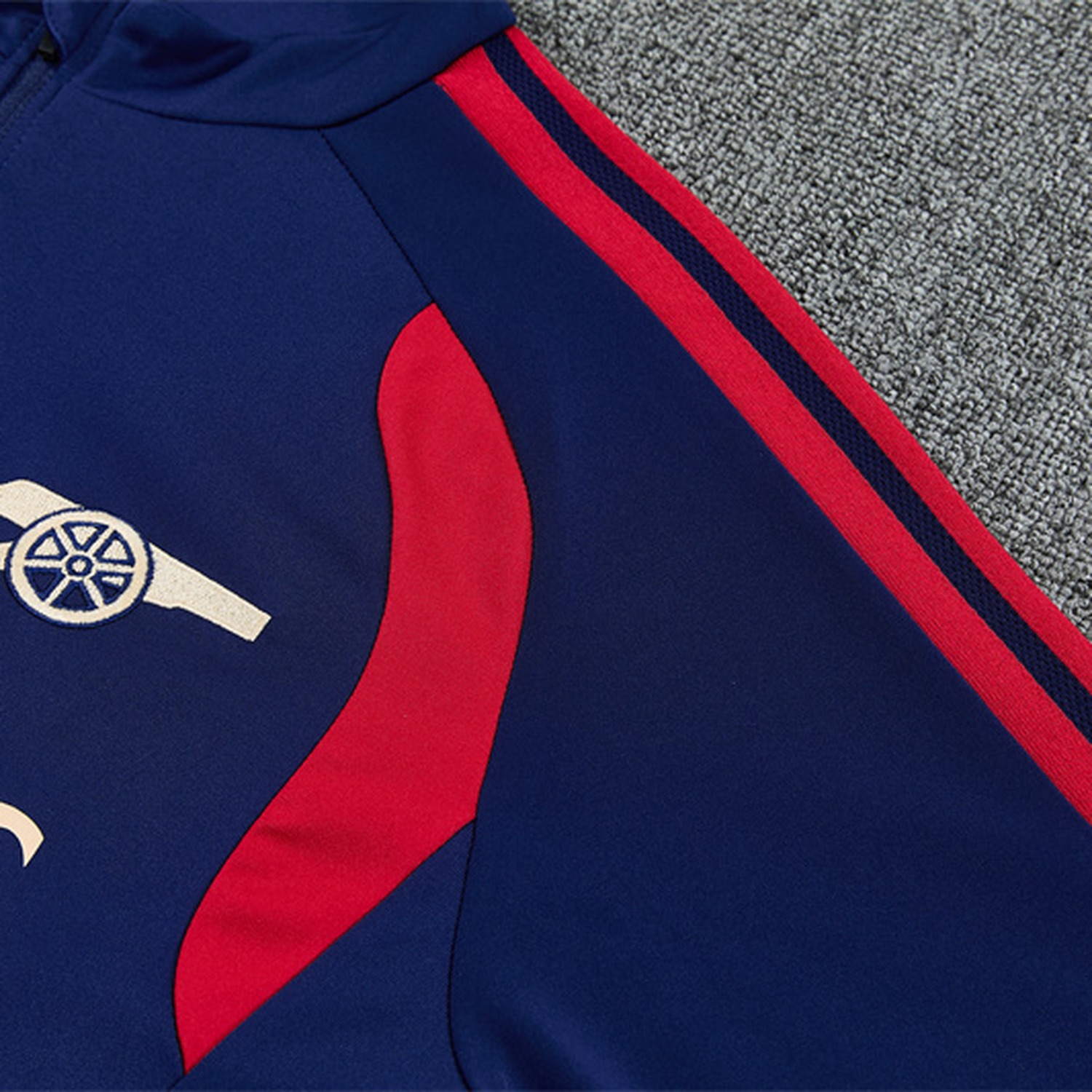 Arsenal 26-27 Kids Long Sleeve Training Set - Royal Blue Top & Royal Blue Pants - UnitedFutballJersey