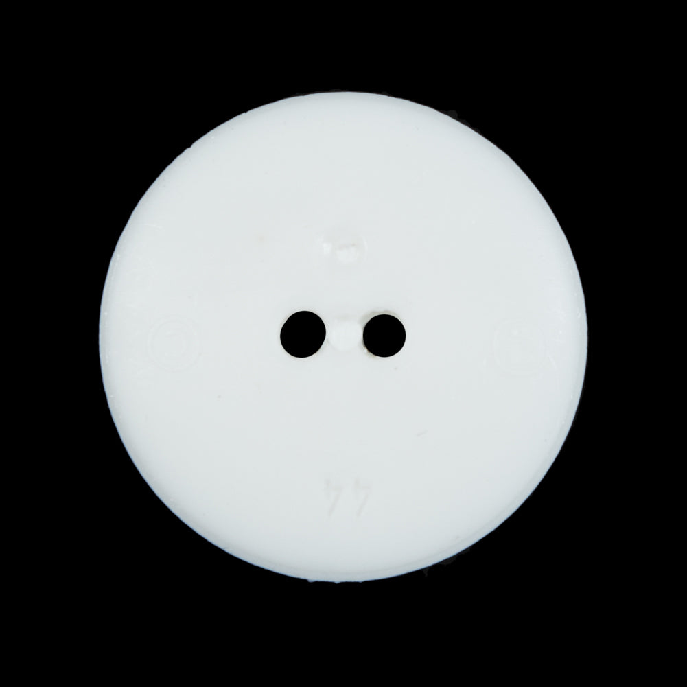 Italian White Beveled 2-Hole Button - 44L/28mm - Joann Fabrics