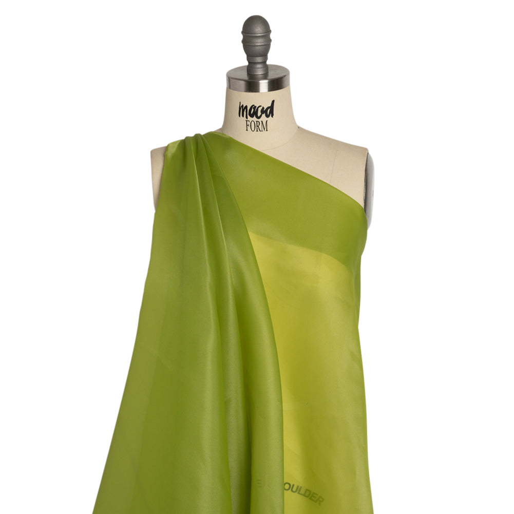Satin-Faced Polyester Organza - Peridot Green - Ardea Collection by Mood - Joann Fabrics