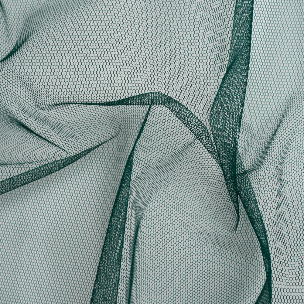 Stiff Nylon Tulle - Dark Green - Designer Deadstock - Joann Fabrics