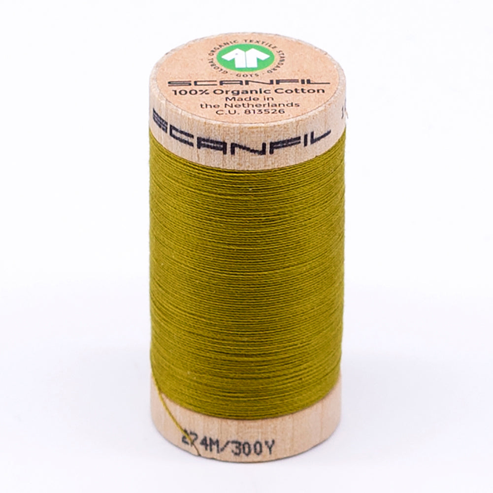SCANFIL® 30wt Organic Pima Cotton Thread 300 yds - 4823 Green Envy - Joann Fabrics
