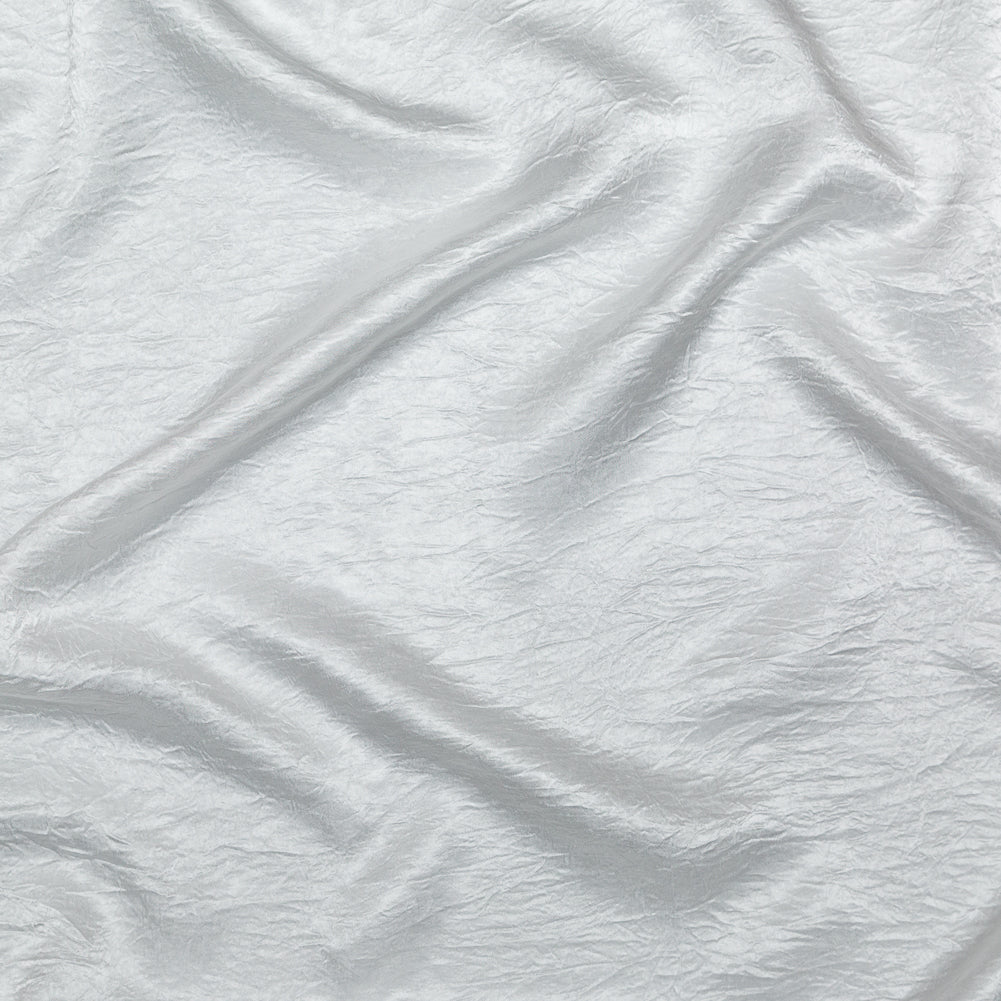 Italian White Wrinkled Polyester Satin - Joann Fabrics