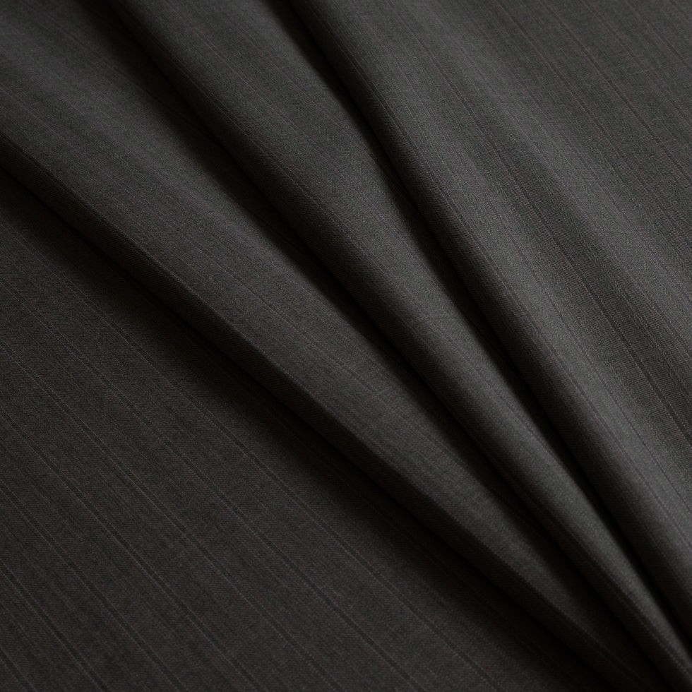 Neutral Gray/Pink Pinstriped Super 120 Wool Suiting - Joann Fabrics