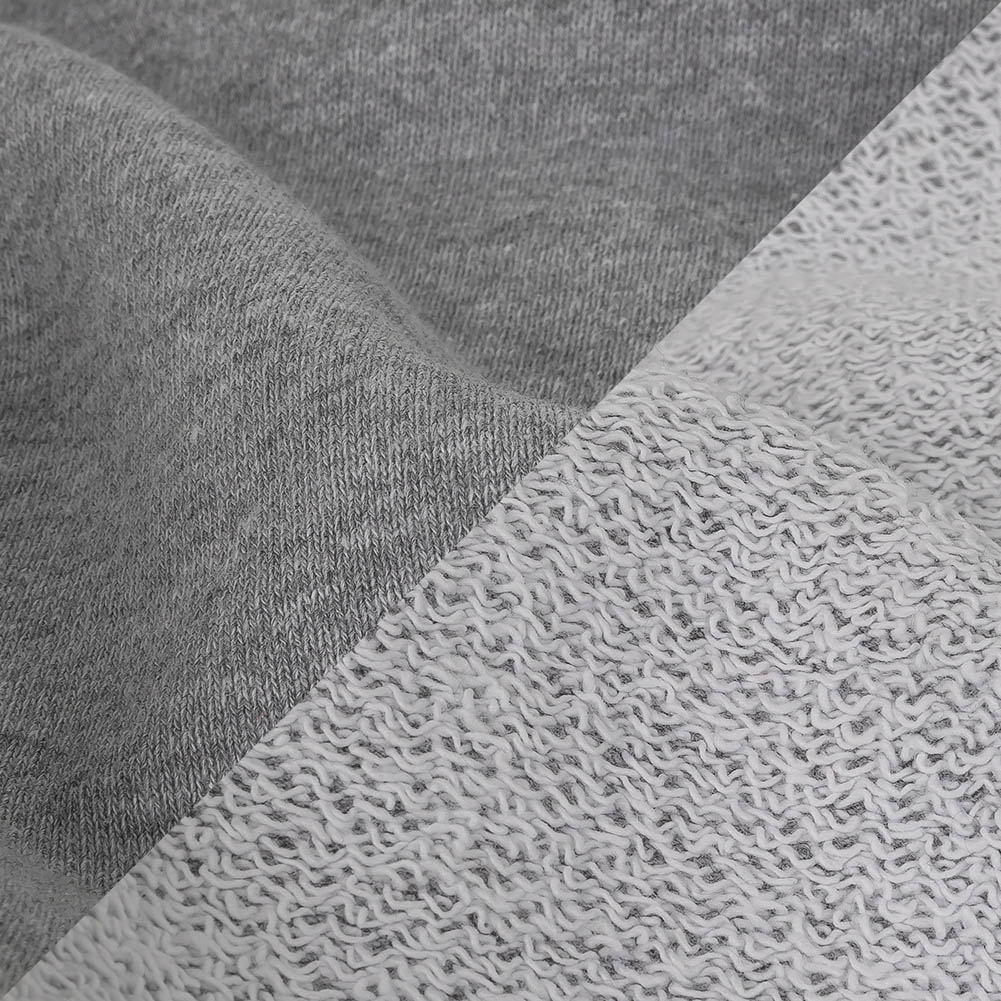 Heathered Dapple Gray and White Cotton Blend French Terry - Joann Fabrics