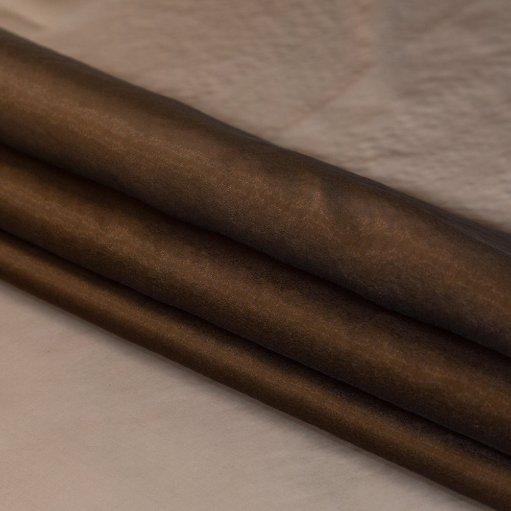 Shimmering Organza - Yellow and Brown Iridescent - Julliette Collection - Joann Fabrics